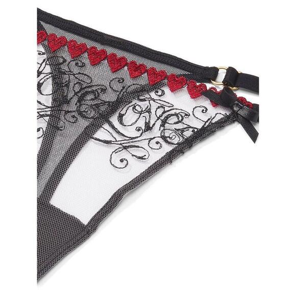 Victoria's Secret Love Letters Embroidery V-String Panty - Picture 2 of 5